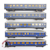 ♻️ 2 mano - Arnold 5x vagones pasajeros DB clase 1-2 N escala 1:160 TEN06