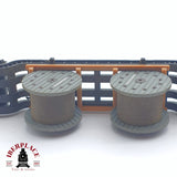 ♻️ 2 mano - Fleischmann 8299 vagón remolque de plataforma baja DB N escala 1:160 TEN06