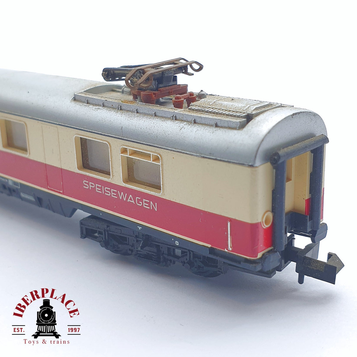 ♻️ 2 mano - Minitrix 51 3084 00 vagón restaurante DB Trans Europ Express N escala 1:160 TEN06