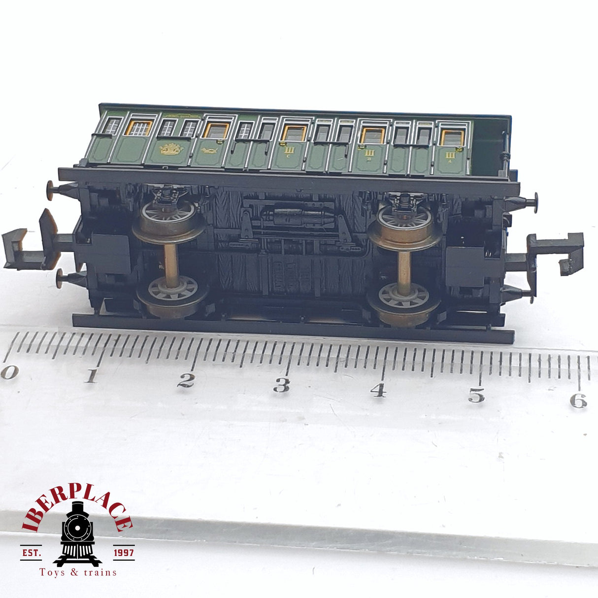 ♻️ 2 mano - Minitrix 51 3063 00 vagón pasajeros K.Bay.Sts.B N escala 1:160 TEN06