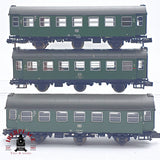 ♻️ 2 mano - 3x Fleischmann vagones pasajeros DB clase 2 N escala 1:160 TEN06