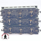 ♻️ 2 mano - 3x Fleischmann vagones pasajeros DB clase 2 N escala 1:160 TEN06