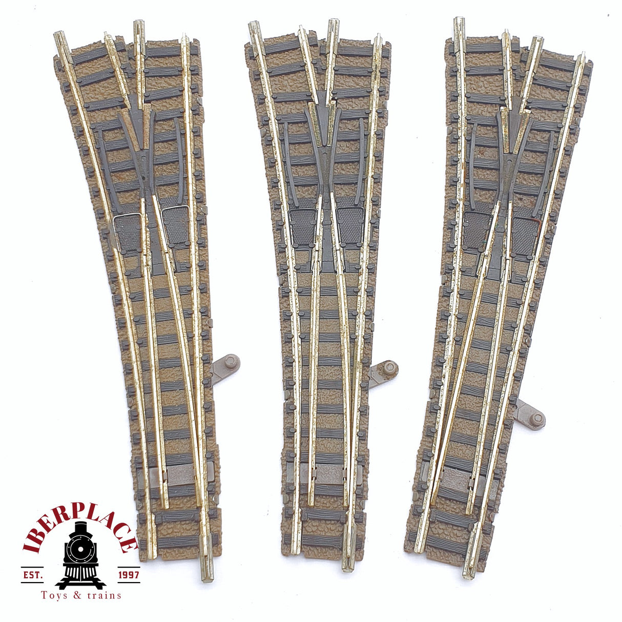 ♻️ 2 mano - 3x Fleischmann 9170 desvíos a la izquierda N escala 1:160 TEN06