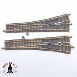 ♻️ 2 mano - 2x Fleischmann 9170 9171 desvíos R y L N escala 1:160 TEN06 2/3