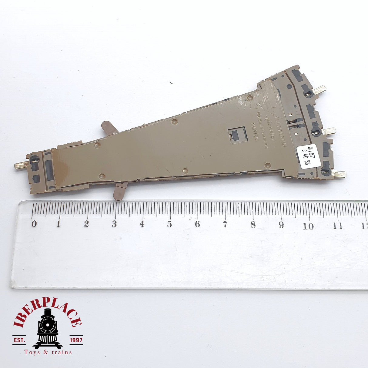 ♻️ 2 mano - Fleischmann 9157 Desvío de tres vías N escala 1:160 TEN06