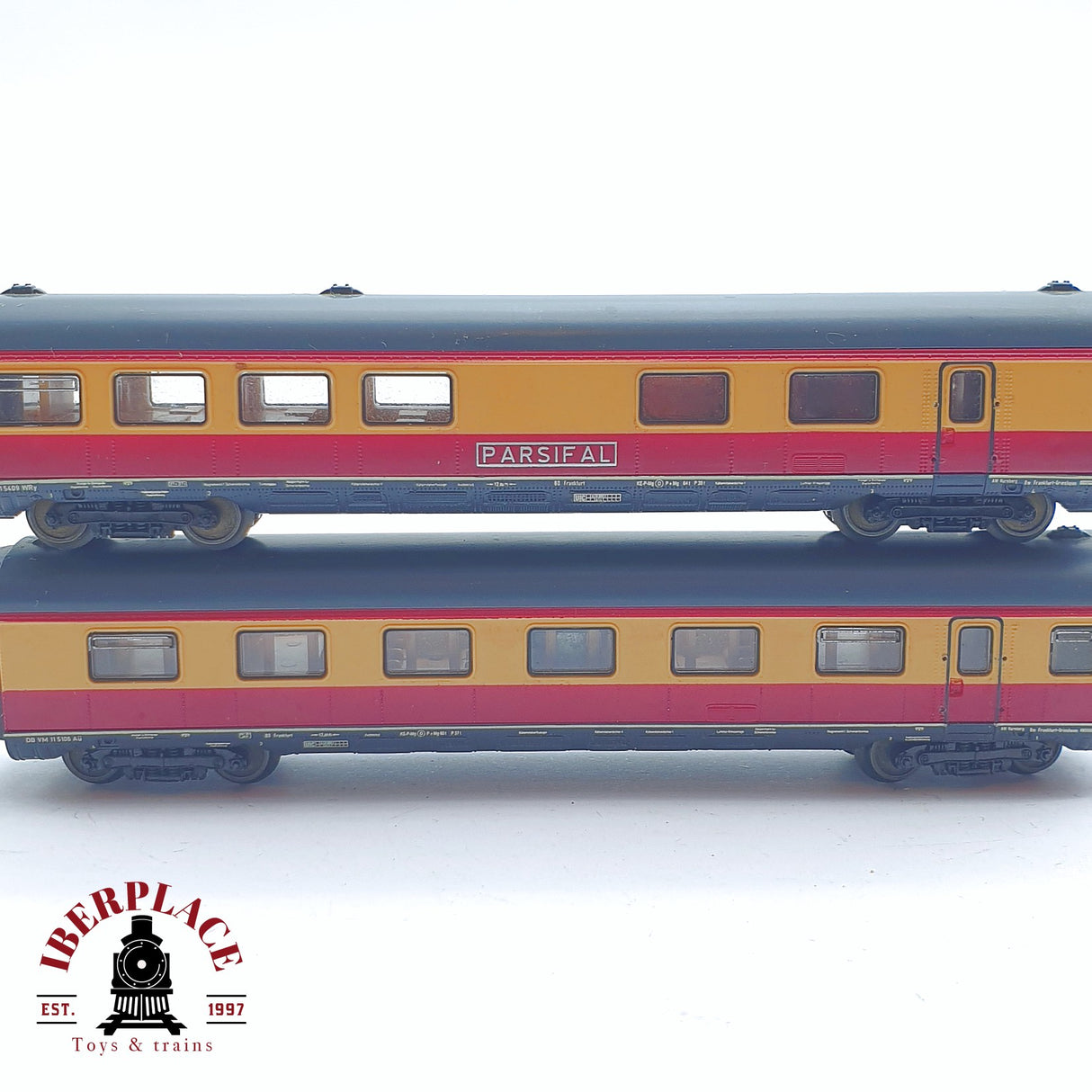 ♻️ 2 mano - Roco set locomotora Trans Europ Express DB VT 11 5011 N escala 1:160 TEN06