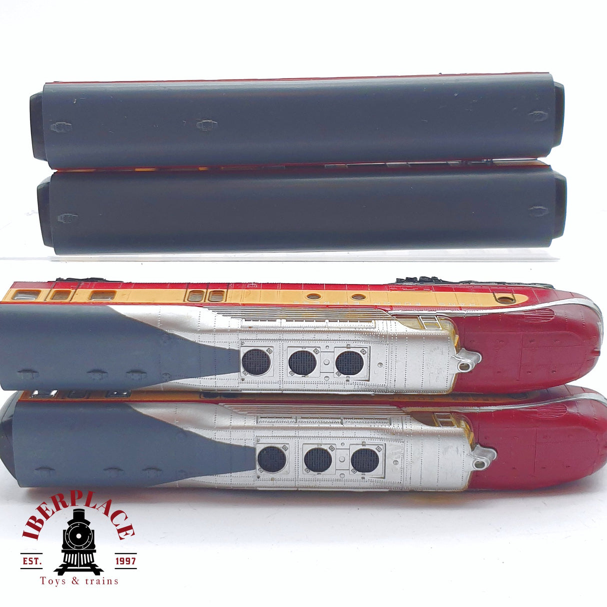 ♻️ 2 mano - Roco set locomotora Trans Europ Express DB VT 11 5011 N escala 1:160 TEN06