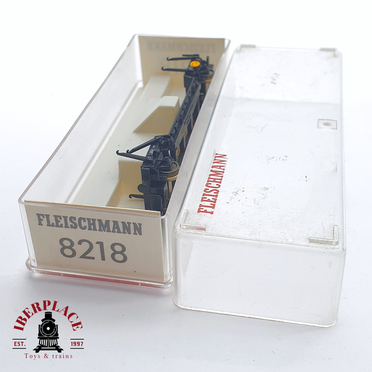 ♻️ 2 mano - Fleischmann 8218 vagón plataforma N escala 1:160 TEN06