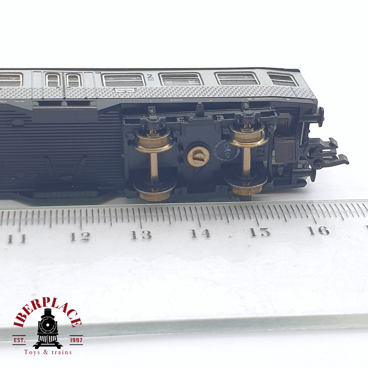 ♻️ 2 mano - Fleischmann vagón pasajeros DB clase 2 N escala 1:160 TEN06