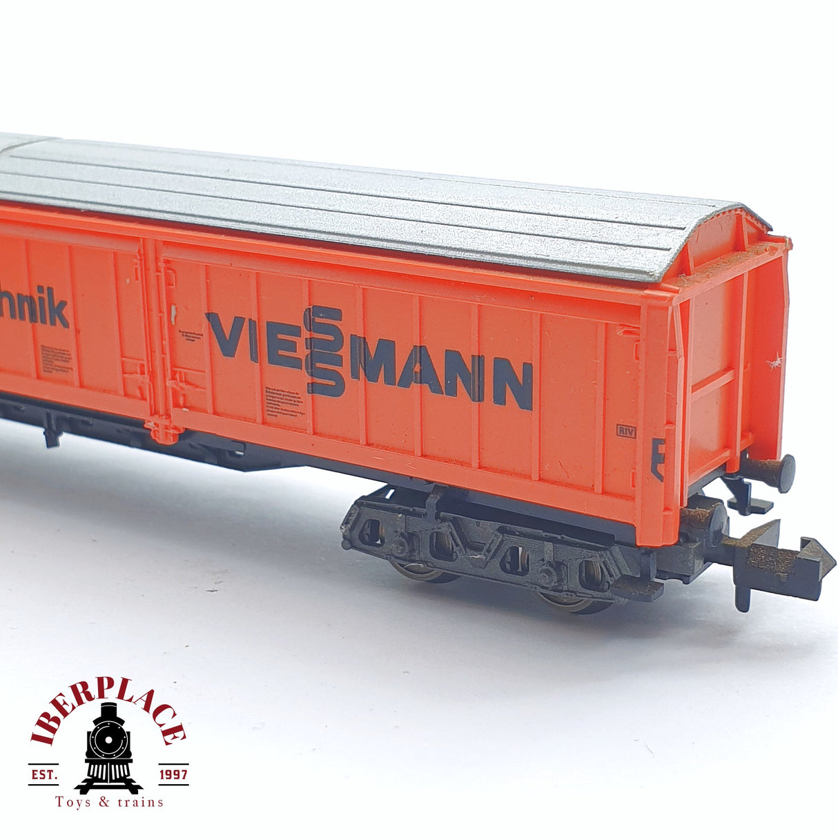 ♻️ 2 mano - Fleischmann 8386 vagón mercancías Viessmann DB N escala 1:160 TEN06