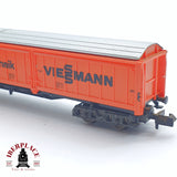 ♻️ 2 mano - Fleischmann 8386 vagón mercancías Viessmann DB N escala 1:160 TEN06