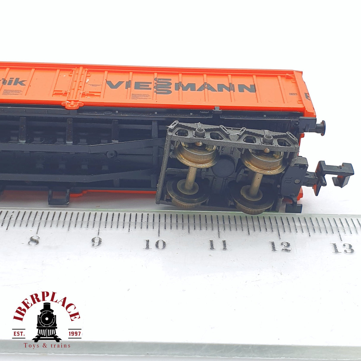 ♻️ 2 mano - Fleischmann 8386 vagón mercancías Viessmann DB N escala 1:160 TEN06