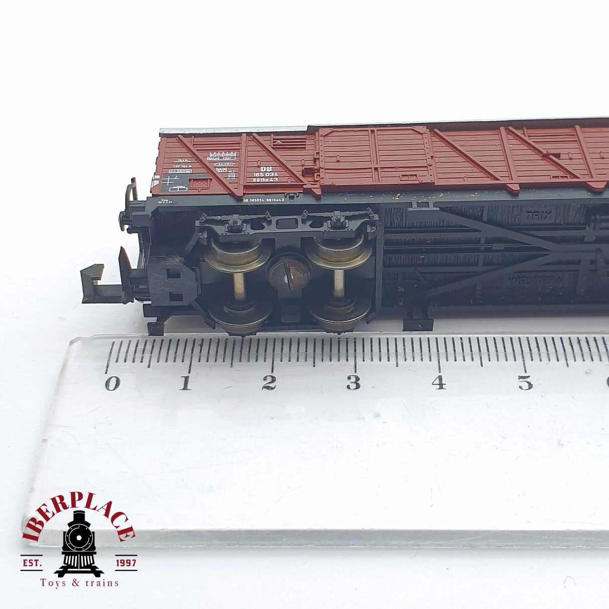 ♻️ 2 mano - Minitrix 13597 vagon mercancias DB N escala 1:160 TEN06