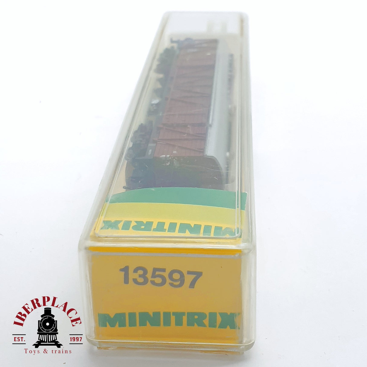 ♻️ 2 mano - Minitrix 13597 vagon mercancias DB N escala 1:160 TEN06