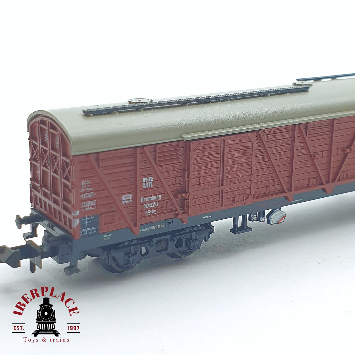 ♻️ 2 mano - Minitrix 13598 vagón mercancias DR N escala 1:160 TEN06