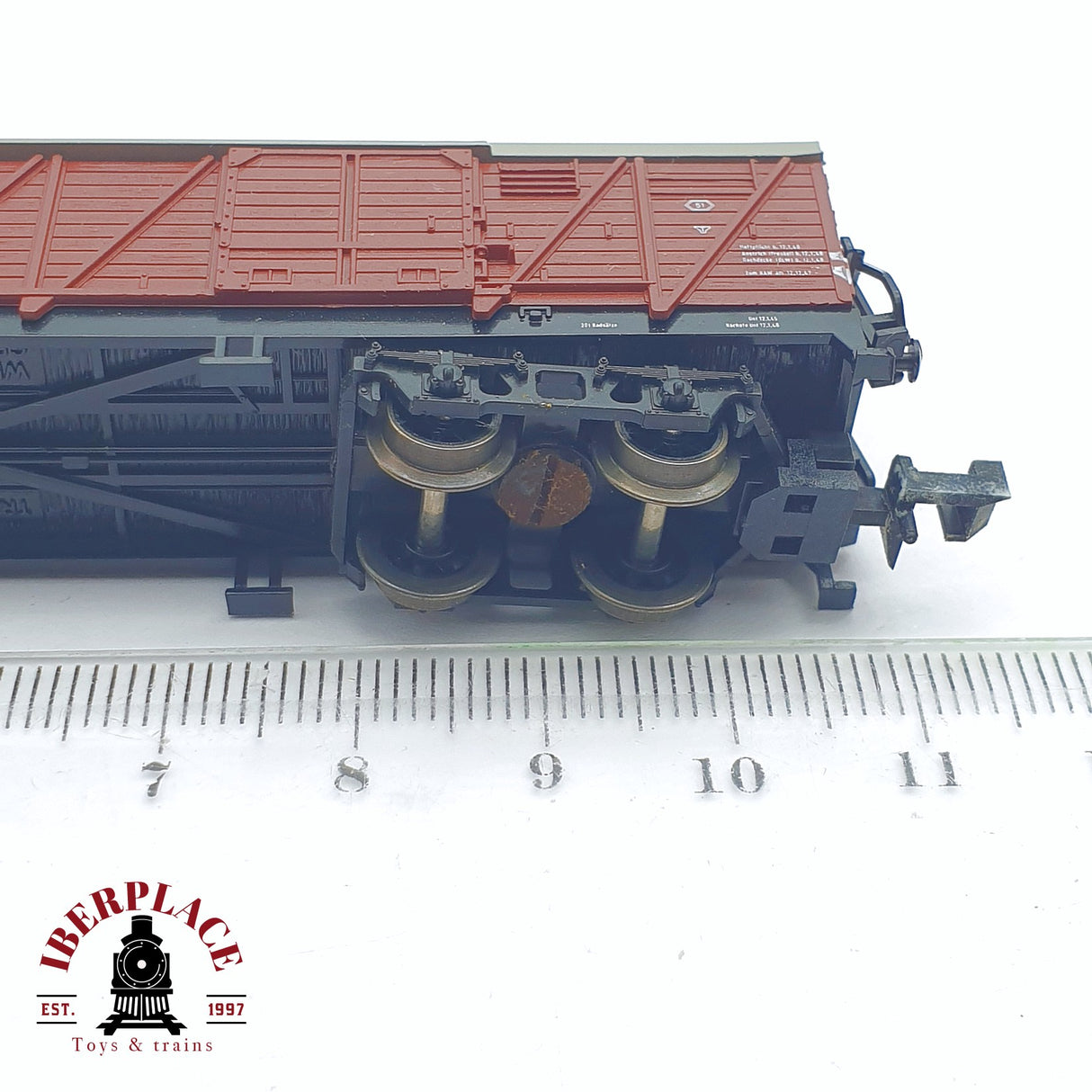 ♻️ 2 mano - Minitrix 13598 vagón mercancias DR N escala 1:160 TEN06