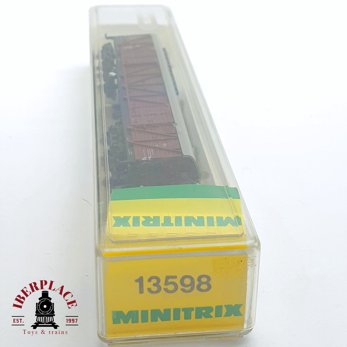 ♻️ 2 mano - Minitrix 13598 vagón mercancias DR N escala 1:160 TEN06