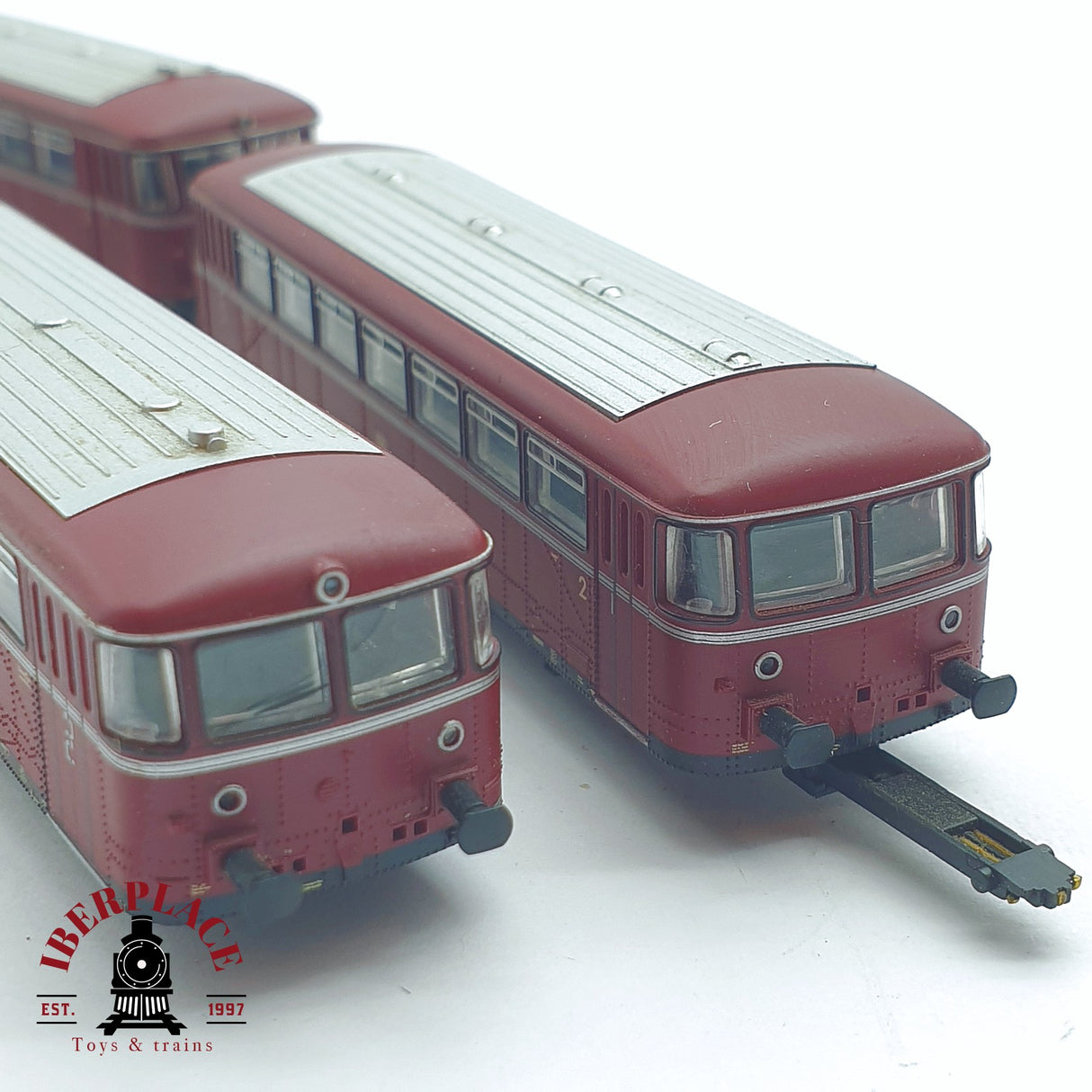 ♻️ 2 mano - Minitrix 4x Ferrobus con remolques DB Bicicleta express N escala 1:160 TEN06