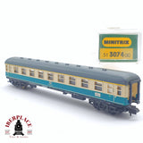 ♻️ 2 mano - Minitrix 51 3074 00 vagón pasajeros DB clase 1 N escala 1:160 TEN06