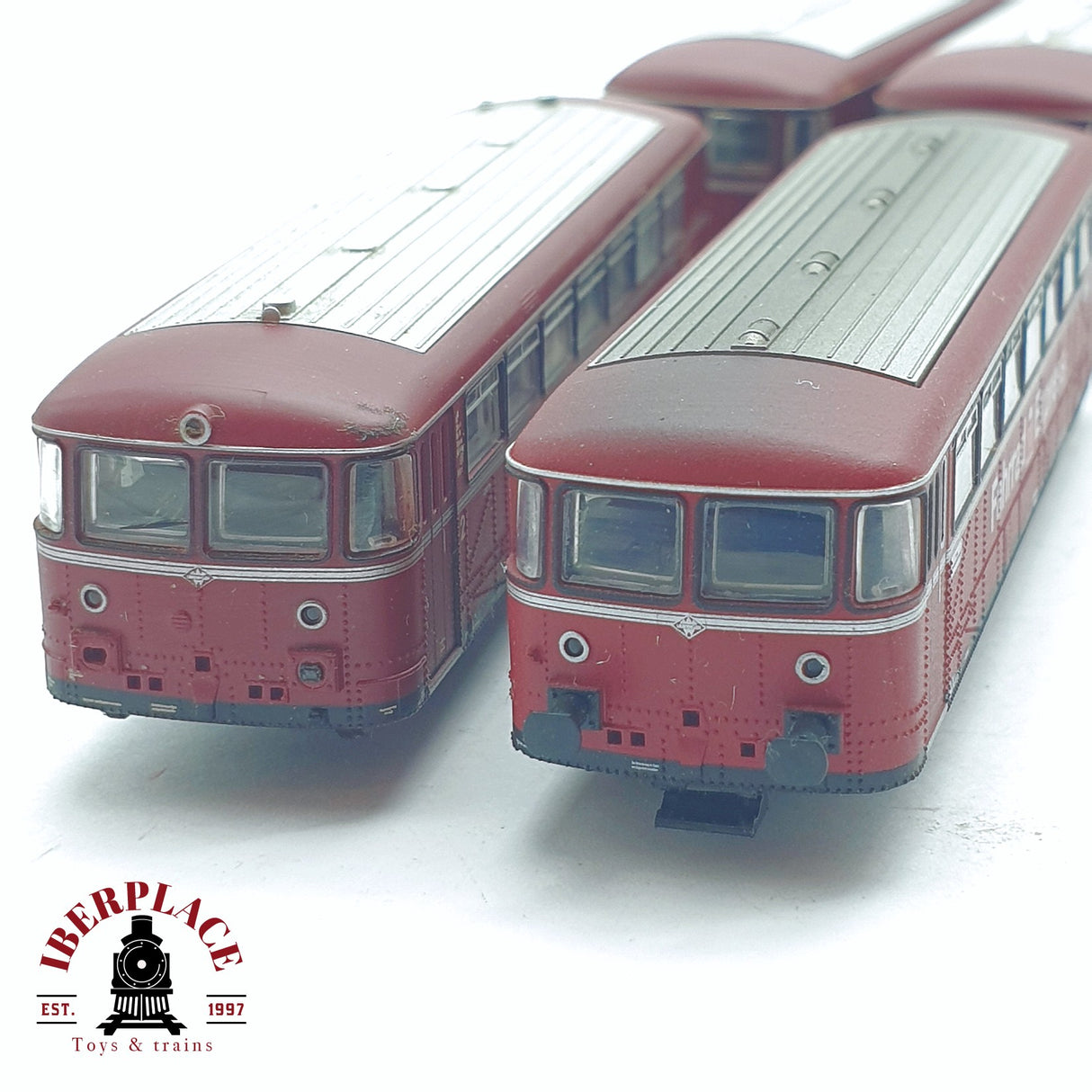 ♻️ 2 mano - Minitrix 4x Ferrobus con remolques DB Bicicleta express N escala 1:160 TEN06