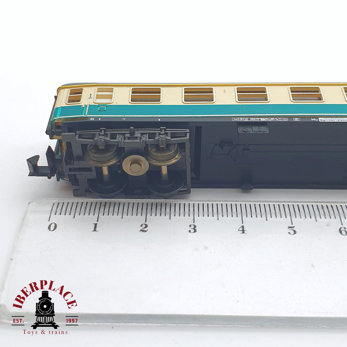 ♻️ 2 mano - Minitrix 51 3074 00 vagón pasajeros DB clase 1 N escala 1:160 TEN06