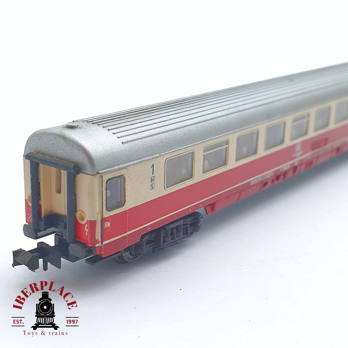 ♻️ 2 mano - Minitrix 13096 vagón pasajeros DB clase 1 N escala 1:160 TEN06