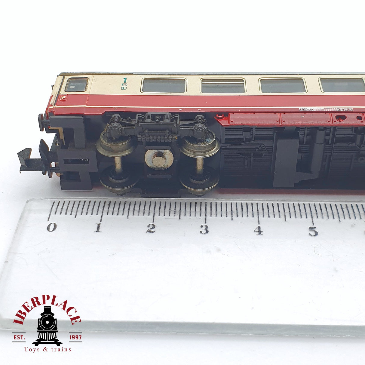 ♻️ 2 mano - Minitrix 13096 vagón pasajeros DB clase 1 N escala 1:160 TEN06