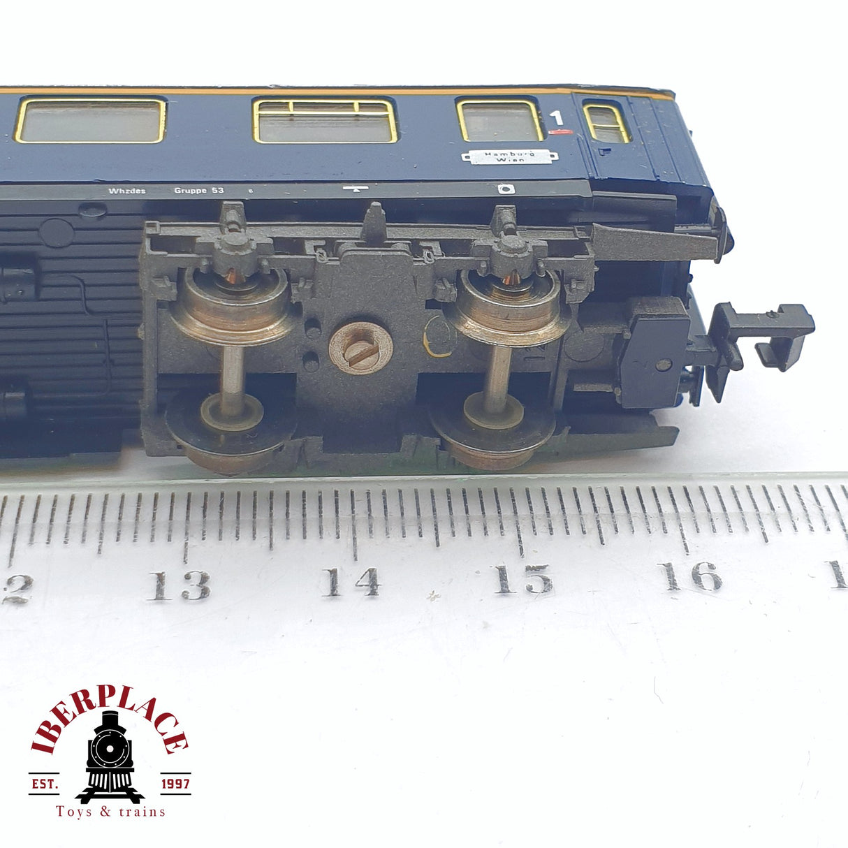 ♻️ 2 mano - Fleischmann 8110 vagón pasajeros DB clase 1 N escala 1:160 TEN06