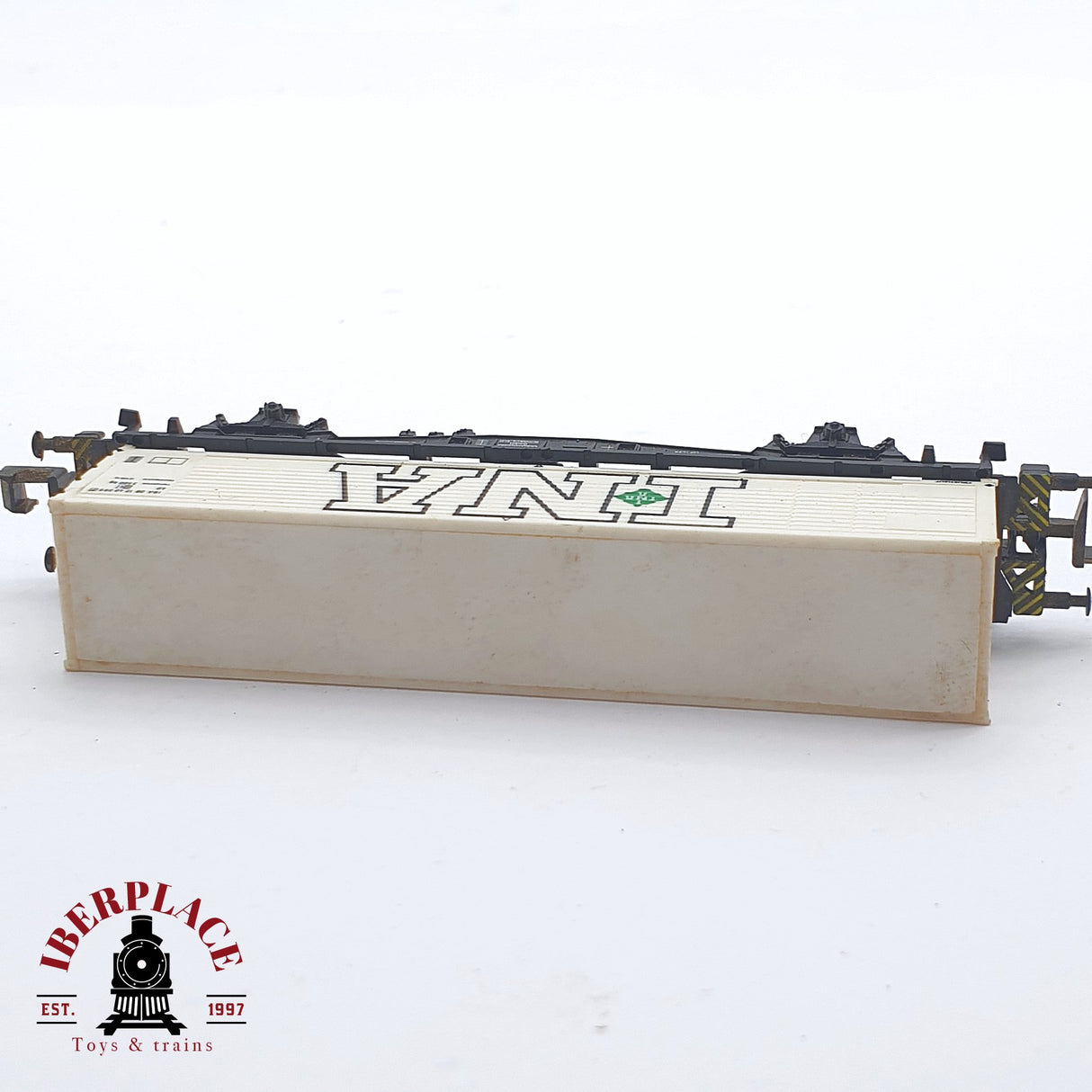 ♻️ 2 mano - Minitrix 70146 vagón contenedor INA DB N escala 1:160 TEN06
