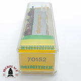 ♻️ 2 mano - Minitrix 70152 vagón contenedor Lufthansa Cargo N escala 1:160 TEN06