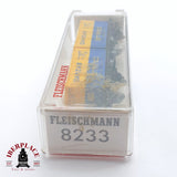 ♻️ 2 mano - Fleischmann 8233 vagón con contenedores DANZAS Gentransco DB N escala 1:160 TEN06