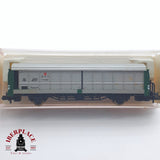 ♻️ 2 mano - Fleischmann 8336 vagón cerrado PTT N escala 1:160 TEN06