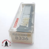 ♻️ 2 mano - Fleischmann 8336 vagón cerrado PTT N escala 1:160 TEN06