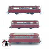 ♻️ 2 mano - Fleischmann 3x Ferrobus con remolques DB  N escala 1:160 TEN06