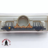 ♻️ 2 mano - Fleischmann 8217 vagón plataforma con carga DB N escala 1:160 TEN06