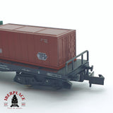 ♻️ 2 mano - Arnold 4954 vagon contenedores TGF Jeuro DB N escala 1:160 TEN06