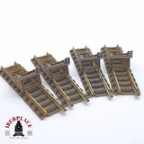 ♻️ 2 mano - Fleischmann 4x 9102 tope de vías N escala 1:160 TEN06