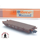 ♻️ 2 mano - Roco 901 vagón plataforma ÖBB N escala 1:160 TEN06 1/2