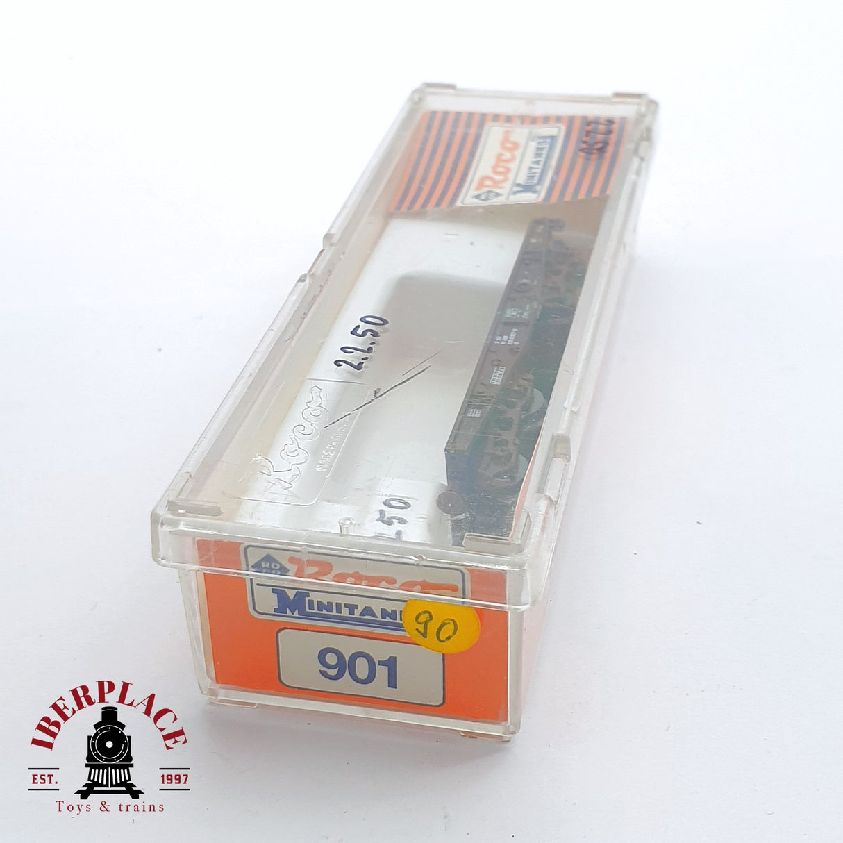 ♻️ 2 mano - Roco 901 vagón plataforma ÖBB N escala 1:160 TEN06 1/2