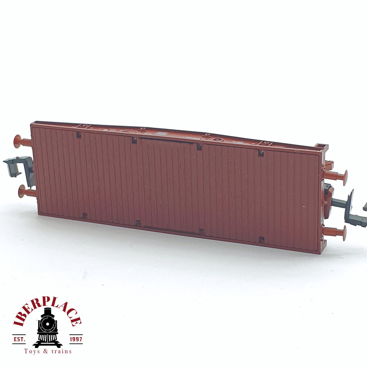 ♻️ 2 mano - Roco  25162 vagón plataforma DB N escala 1:160 TEN06