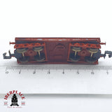 ♻️ 2 mano - Roco  25162 vagón plataforma DB N escala 1:160 TEN06