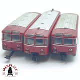 ♻️ 2 mano - Fleischmann 3x Ferrobus con remolques DB  N escala 1:160 TEN06