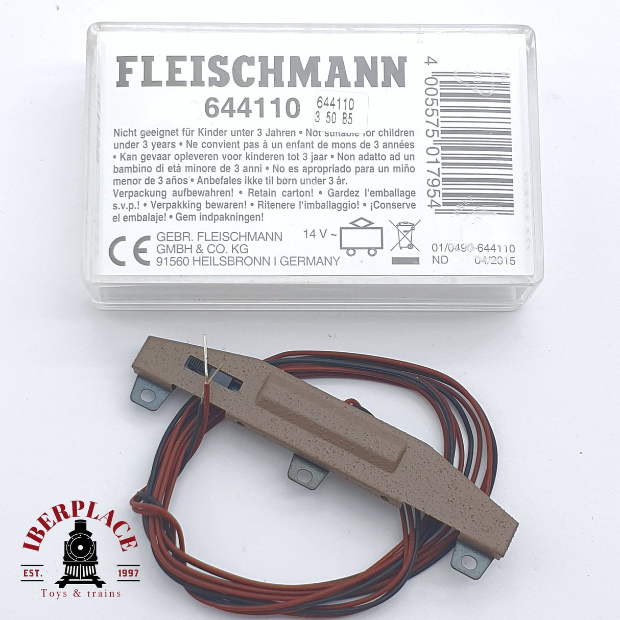 ♻️ 2 mano - Fleischmann 644110 Motor para desvió izquierdo N escala 1:160 TEN06 1/2