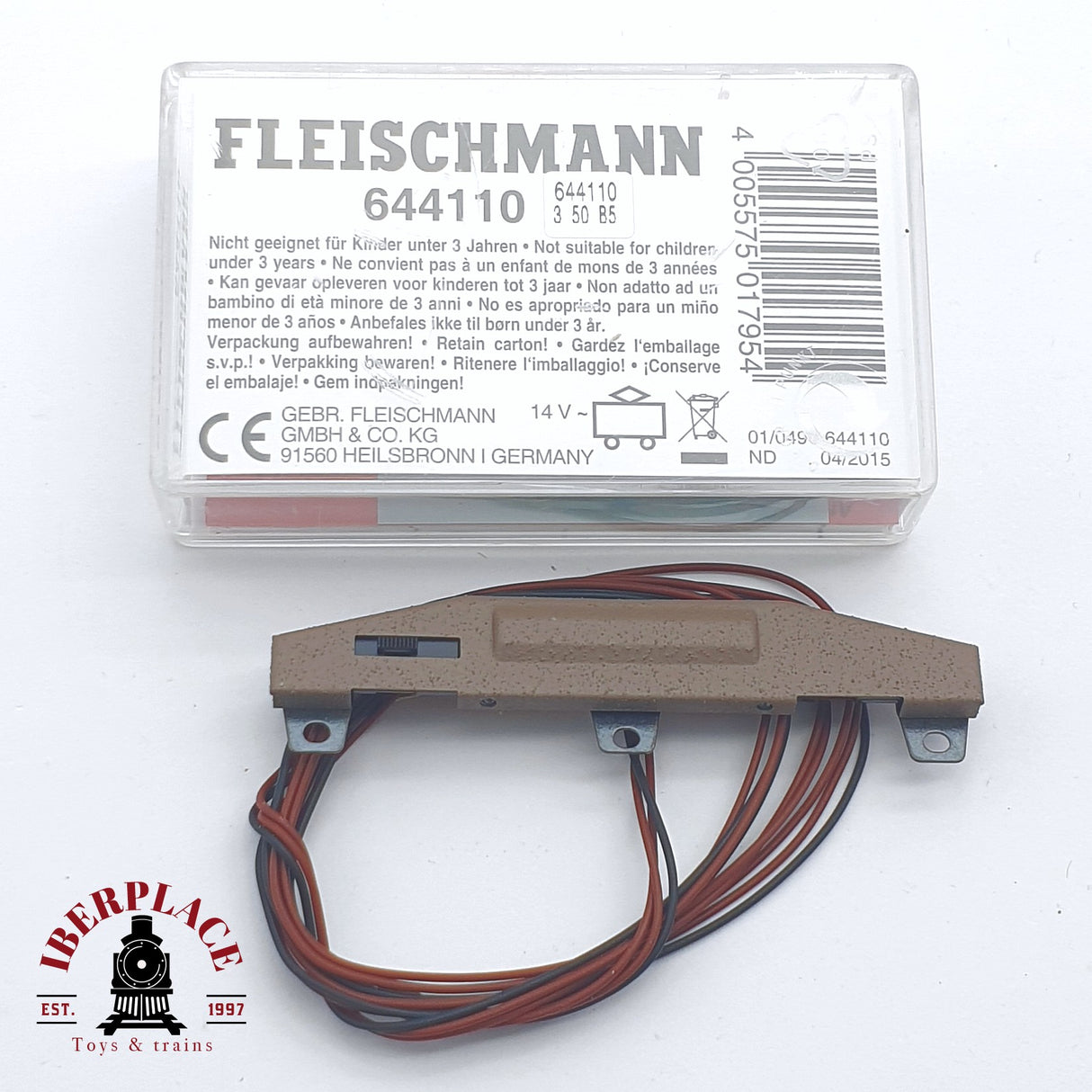 ♻️ 2 mano - Fleischmann 644110 Motor para desvió izquierdo N escala 1:160 TEN06 2/2