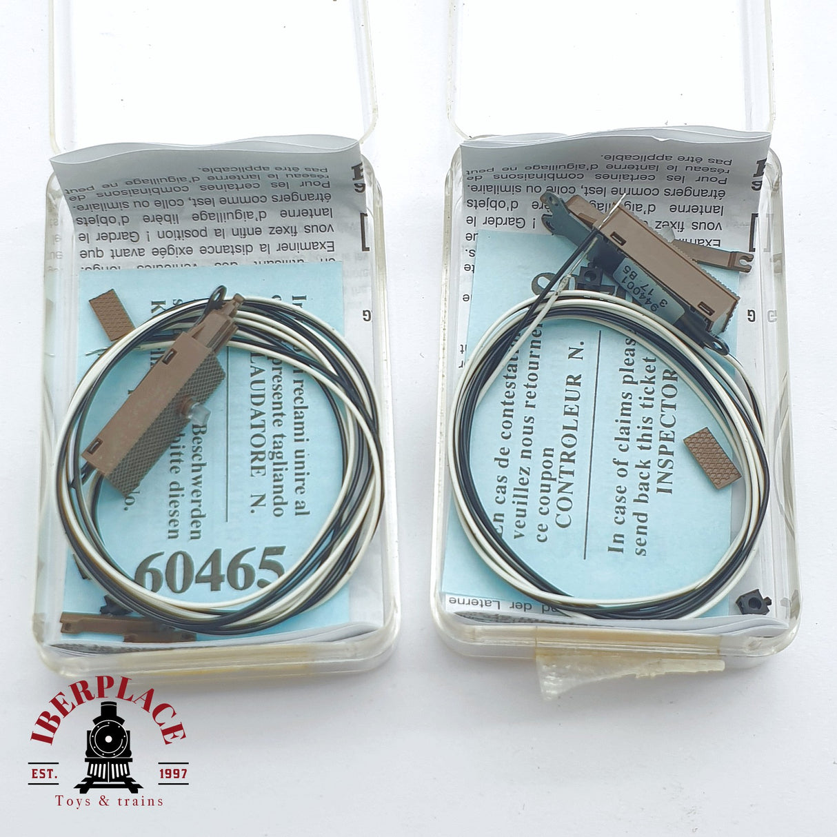 ♻️ 2 mano - Fleischmann 2x 944001 señal para cambios de aguja N escala 1:160 TEN06