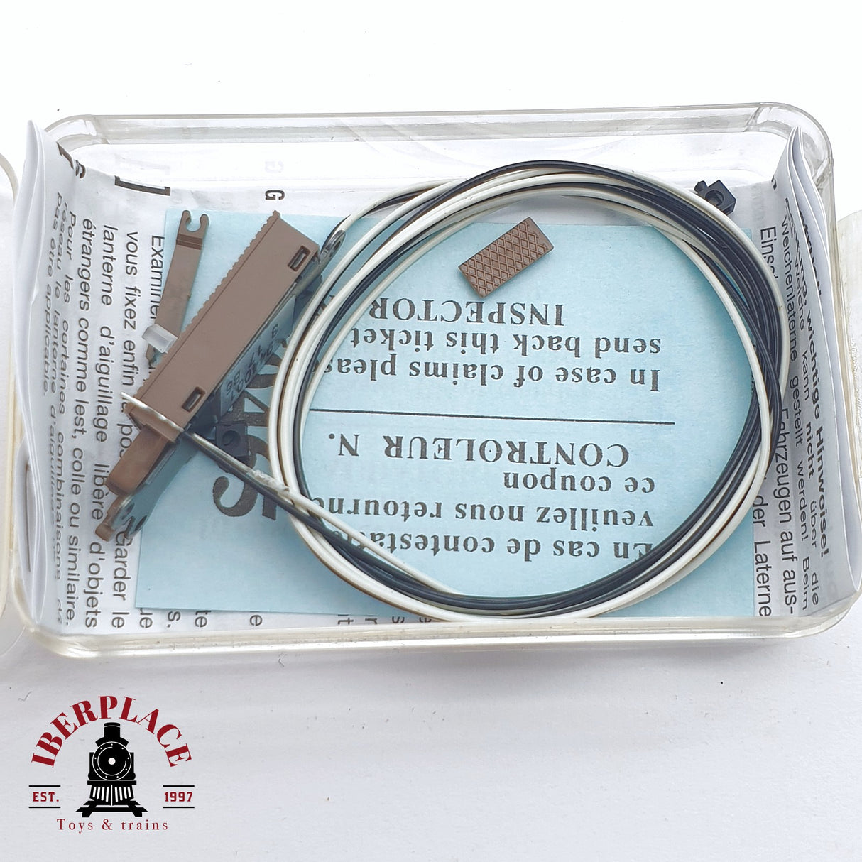 ♻️ 2 mano - Fleischmann 2x 944001 señal para cambios de aguja N escala 1:160 TEN06