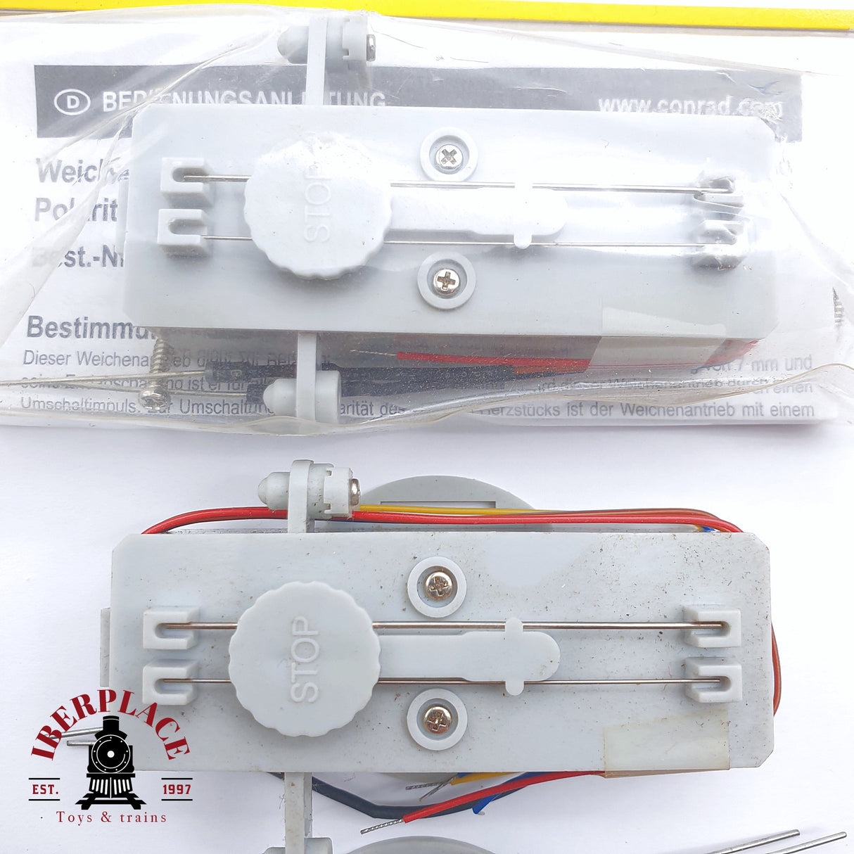 ♻️ 2 mano - 3x Conrad 1396900 accionamiento universal para desvíos N escala 1:160 TEN06