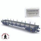 ♻️ 2 mano - Fleischmann 828706K vagón telero DB N escala 1:160 TEN06