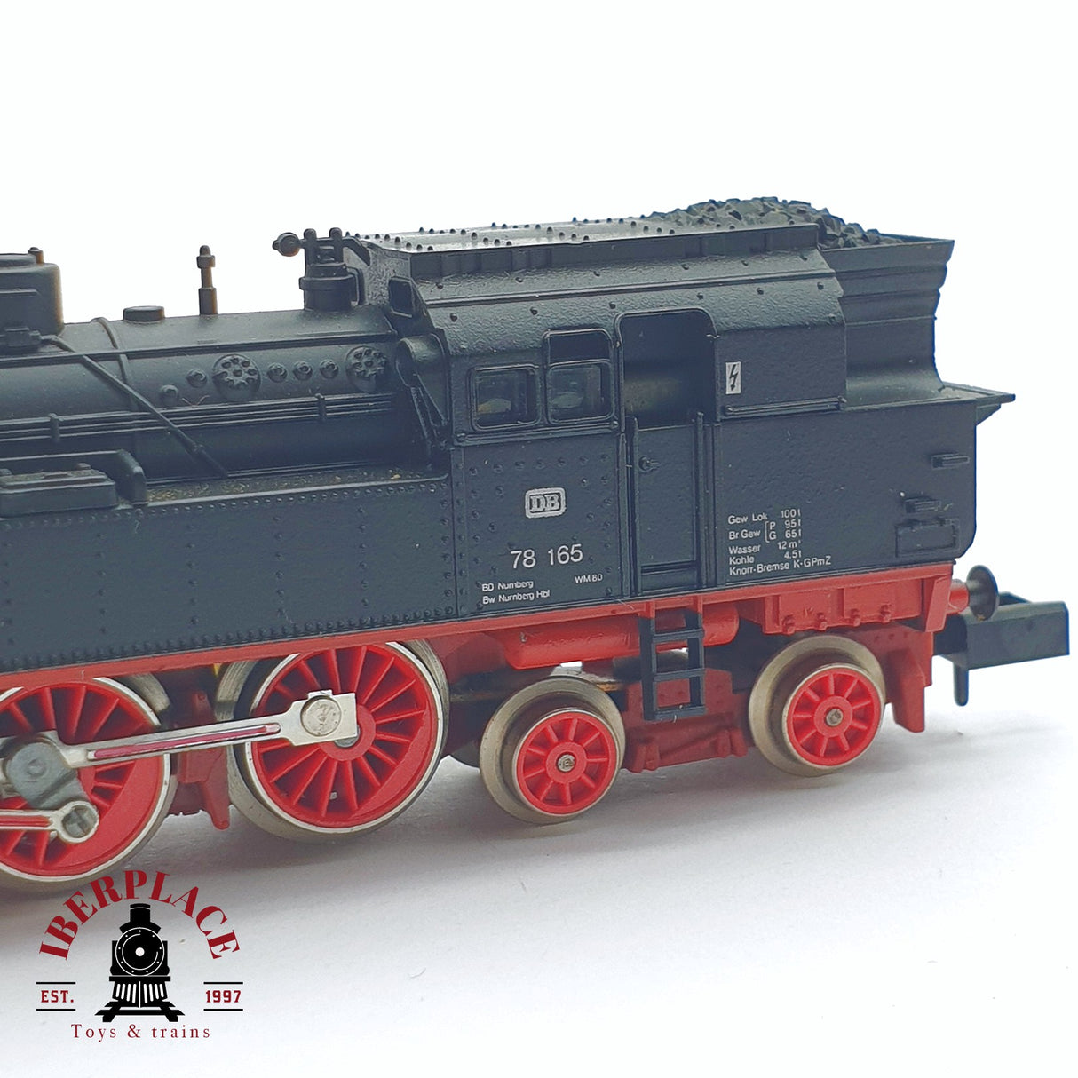 ♻️ 2 mano - Arnold 2274 Locomotora BR 78 165 DB N escala 1:160 TEN06
