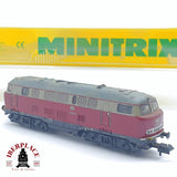 ♻️ 2 mano - Minitrix 12846 Locomotora V160 003 DB N escala 1:160 TEN06